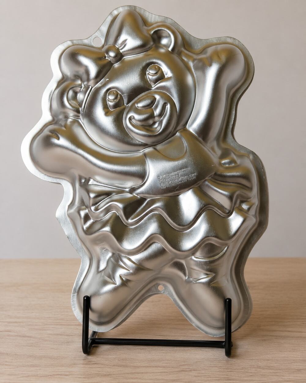 Wilton Ballerina Dancing Bear Cake Pan 2105-1028 Aluminum Dance Birthday 15"